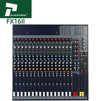 Console de mixage numérique Paulkitson FX16II à 16 canaux, amplificateur en métal, écran tactile LCD, interfaces XLR pour la diffusion en direct