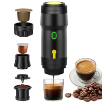 Machine à café expresso compacte et portable, best-seller, compatible avec les capsules de voyage, brassage rapide, rechargeable par USB