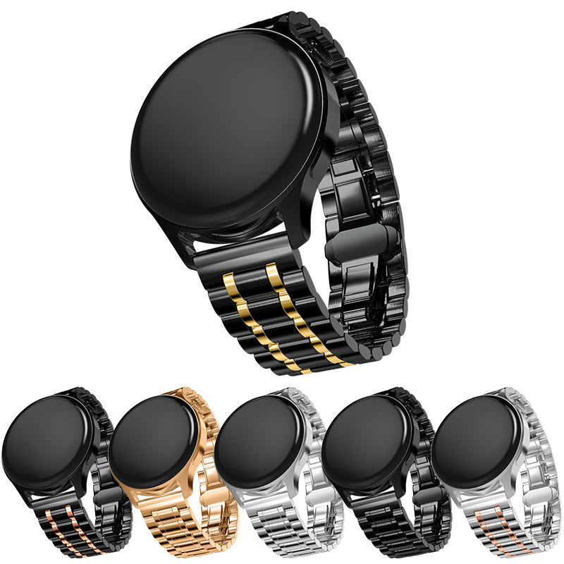 Five Beads CHARM Stainless Steel 22mm Strap Compatible for for for Smart Watch Band Southeast Asia Cross-Border Hot