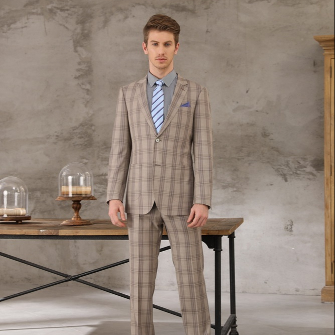 Shenzhen Boutique 150 Wool Cashmere Fabric Single Breasted Long Business Suits Plus Size Tailored for Men Occasions Stephanie