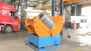 Repositionnement de bobine personnalisé 0-90 Upender-Capacité de 25,000 lb Tables élévatrices et inclinables hydrauliques électriques - Product Image 3