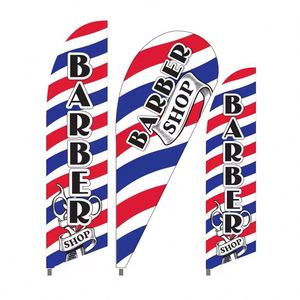 Bandera de playa tipo lágrima con logotipo personalizado, mástil de fibra de vidrio, base cruzada gris, para bazar - Product Image 3