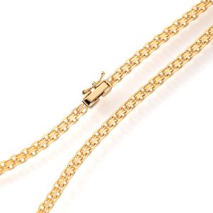 Bijoux de mode de luxe de haute qualité 42cm 11g Double X-Bismarck Design femmes collier chaîne en or 18 carats - Product Image 2