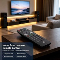 Télécommande sans fil étanche personnalisée OEM ODM à 57 touches avec coque ABS pour systèmes audio et d'éclairage domestiques – Usine source JCXK