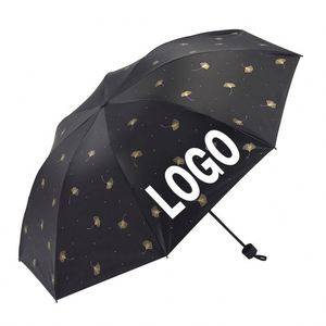 Parapluie pliant en trois sections, promotionnel, personnalisé avec logo, vente en gros, fabricant chinois, prix abordable - Product Image 1