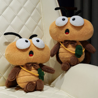 Vente en gros de poupées en peluche cafard en forme de T anneau Papapapa jouets en peluche cafard grands yeux gardon coussin d'oreiller personnalisé