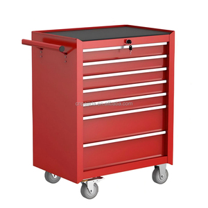 OEM/ OBM Heavy Duty Integrated <strong>Metal</strong> <strong>Workbench</strong> Tool Cabinet 5 Drawers Keyed Lock 300kg Load Capacity for Workshop Tool Storage - Product Image 6