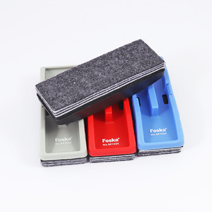 Efface rapidement et facilement les marques, 4 <span class=keywords><strong>couleurs</strong></span>, effaceur magnétique puissant pour <span class=keywords><strong>tableau</strong></span> <span class=keywords><strong>blanc</strong></span> en verre avec porte-stylo pour fournitures de bureau et scolaires - Product Image 3