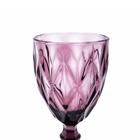 Verre à boire en cristal Liuli violet taillé en diamant, fait main, pour la décoration de la maison, idéal pour Halloween, Noël, Nouvel An