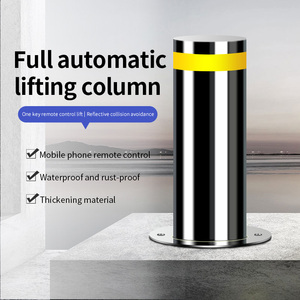 Tự động có thể thu vào thủy lực bollards bài bãi đậu xe bollard thép không gỉ đường lái xe dân cư bollards tự động - Product Image 4