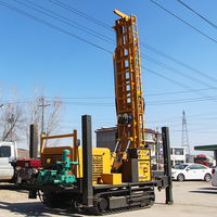 Foreuse hydraulique sur chenilles CE certifiée MKDQZ-400 pour puits profonds, portée 400m, à vendre