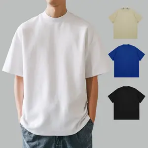 2024 Wholesale High Quality Oversized Cotton Men's Drop Shoulder T-Shirt With Custom Design Logo Blank Unisex T-Shirt