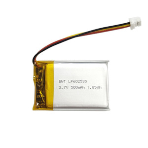 Литий-полимерный аккумулятор <span class=keywords><strong>3</strong></span>.7V 500mAh EWT LP602535 (1.85Wh, 12г) с <span class=keywords><strong>3</strong></span>-жильным предварительно подключенным кабелем для маломощных устройств и микроаксессуаров - Product Image 1
