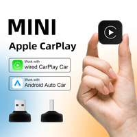Adaptateur sans fil CarPlay pour voiture Rhythm Best Auto, compatible Apple et Android, avec appels mains libres sans latence et chargeur électronique
