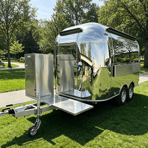 Outdoor Coffee Cart Commercial Coffee Cart Coffee Bar Cart Coffee Shop Truck Food Truck With Full Kitchen - Product Image 5