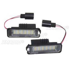ไฟส่องป้ายทะเบียนรถยนต์แบบ LED 2 ชิ้น สำหรับ VW GOLF 4 6 Polo 9N Passat NEW Beetle - Product Image 3