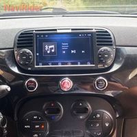Écran intelligent QLED 7 pouces Android 13 FIAT 500 Lecteur CD DSP Caméra de recul GPS Carplay Stéréo Multimédia Tableau de bord