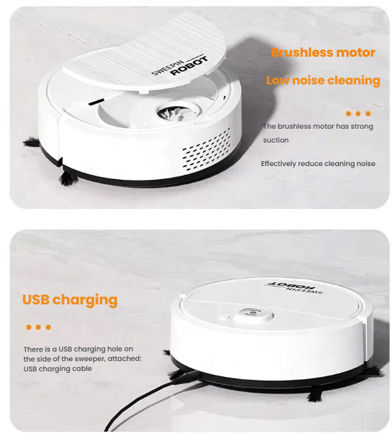 Gyroscope Robot Vacuum Cleaner N7S-U with Dry Vacuum and Wet Mop for Floor Cleaning