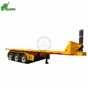 Semi-remorque <span class=keywords><strong>benne</strong></span> basculante <span class=keywords><strong>agricole</strong></span> de type fourgon porte-conteneurs 3/4 <span class=keywords><strong>essieux</strong></span> 80 tonnes - Product Image 4