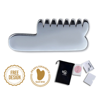 Pierre d'énergie naturelle, autres produits de massage, grattoir musculaire Terahertz, Gua Sha, masseur de tête pour la relaxation, peigne massant pour les cheveux