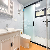 Maison conteneur extensible de 40 pieds, design modulaire, portable, évolutive, structure en acier préfabriquée, Tiny House pour restauration, directement de l'usine