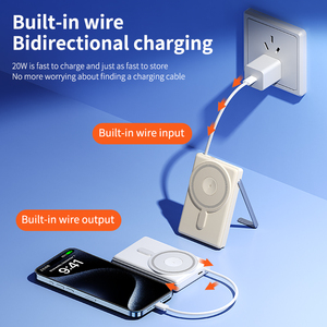 <span class=keywords><strong>แบ</strong></span><span class=keywords><strong>ต</strong></span>เตอรี่สำรองพกพา<span class=keywords><strong>ขนาด</strong></span> 10000mAh พร้อมสายชาร์จในตัวและที่ชาร์จสำหรับนาฬิกาสำหรับ <span class=keywords><strong>iPhone</strong></span> 17 ซีรีส์ - Product Image 5