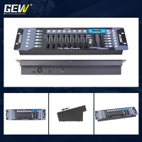 Contrôleur d'éclairage de scène DMX GEVV de haute qualité 192 DMX, contrôleur d'effets de lumière de scène DMX512 pour DJ et discothèque