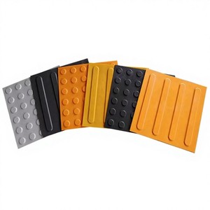Loseta Táctil Resistente a Impactos y a la Intemperie, Superficie de Advertencia de Seguridad para Plataformas de Estaciones de <span class=keywords><strong>Metro</strong></span>, Pavimento para Ciegos, Color Personalizado - Product Image 1