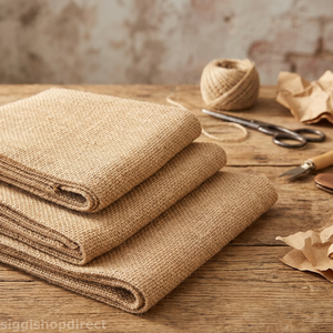 100% Jute Woven Canvas Fabric 58/60 Inch Plain Eco-Friendly Medium Weight Home Textile Material - Product Image 1