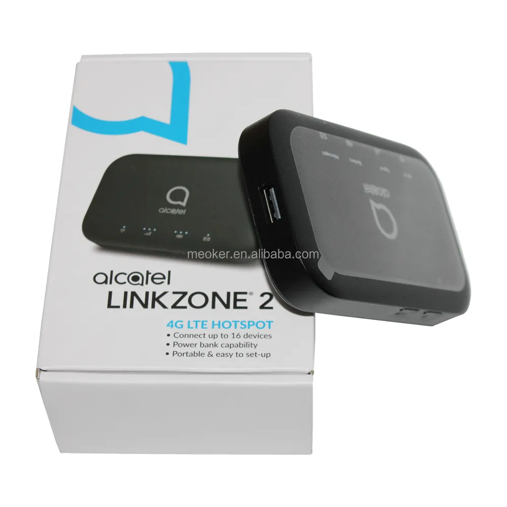 CAT4 150Mbps Alcatel LINKZONE 2 MW43TM Power Bank con WiFi Hotspot 4G LTE y batería de 4400mAh para Alcatel