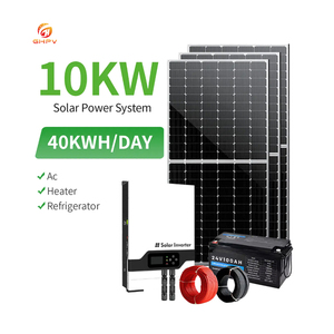Paquete completo de almacenamiento doméstico, paquete de batería de 10kwh y 30kwh, Red de apagado híbrido para paneles domésticos, sistema de energía <span class=keywords><strong>Solar</strong></span> de montaje en techo - Product Image 1