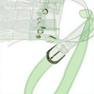 กระเป๋าถือสะพายไหล่ทรงถังใส ลายตัวอักษร น่ารัก แฟชั่น ทันสมัย ใช้ได้ทั้งชายและหญิง วัสดุ TPU สำหรับฤดูร้อนและฤดูใบไม้ผลิ - Product Image 5