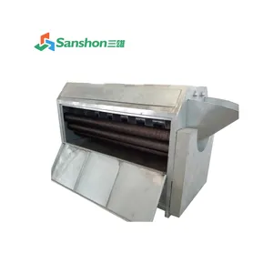 Sanshon Aardappel Schillen En Wasmachine Roller Slijpmachine Roller Buffing Machine Continu Werken Voor Productie Lijn