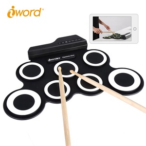 USB Électronique <span class=keywords><strong>Tambour</strong></span> <span class=keywords><strong>Percussion</strong></span> Épaissir Silicone Main Rouleau <span class=keywords><strong>Tambour</strong></span> - Product Image 2
