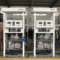 Distributeur de carburant à double buse de haute qualité à bon prix, modèle de pompe à essence, machine de distribution de carburant à vendre
