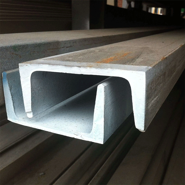 Galvanized Structural C Channel Steel for Industrial Construction Welding & Cutting Services Q235/Q345 Material