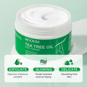 MOOYAM Crème pour les <span class=keywords><strong>pieds</strong></span> à l'arbre à thé répare les fissures et réduit les peaux mortes Crème pour les <span class=keywords><strong>pieds</strong></span> hydratante anti-fissuration - Product Image 4