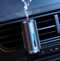 Diffuseur d'arômes USB ultrasonique pour voiture M80 MAONOALU, 10 ml, plastique, portable, rechargeable, éclairage LED, clip de ventilation automatique