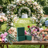 Blocs de mousse florale humide (résine phénolique) pour fleurs fraîches et artificielles – Décorations de luxe pour mariages, anniversaires, maison, bureau et jardin