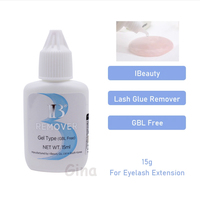 Apprêt de colle pour cils de haute qualité 15ml liquide Corée Non Irritation I-beauty IB Gel Remover Puissant dissolvant de colle pour cils