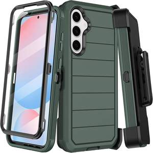 Soporte para teléfono a prueba de golpes de 360 grados Clip para cinturón Funda completa a prueba de caídas para Samsung Galaxy S24 <span class=keywords><strong>FE</strong></span> S25 <span class=keywords><strong>FE</strong></span> - Product Image 1