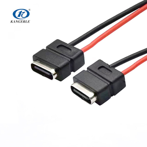 <span class=keywords><strong>Conector</strong></span> <span class=keywords><strong>USB</strong></span>-<span class=keywords><strong>C</strong></span> Hembra Eléctrico Tipo-<span class=keywords><strong>C</strong></span> 2p a Prueba de Agua con Contactos de Cobre, Carcasa de ABS, IP67 y Cable - Product Image 1