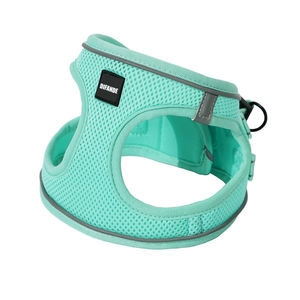 Siap kapal mewah nyaman jala udara tali anjing dapat disesuaikan tanpa tarik rompi hewan peliharaan bantalan reflektif pelatihan berjalan - Product Image 4