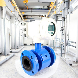 오일 중간 가격 및 OEM 지원을 위한 LCD 디스플레이가 있는 디지털 물 및 액체 펄스 4-20ma RS485 하트 전자기 유량계 - Product Image 1