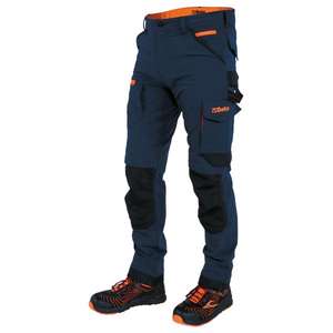 BETA - 076500106 Pantalon de travail stretch style multipoches, bleu-PANTALON DE TRAVAIL EAN 8054809230467 PANTALON DE TRAVAIL CARGO - Product Image 2