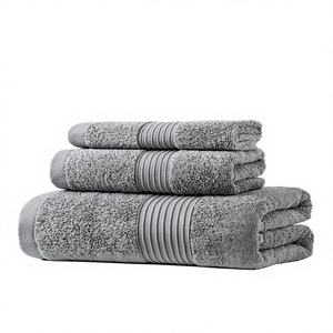 Juego de Toallas de Baño de Microfibra Tejida a Rayas, Altamente Absorbentes, de Secado Rápido y Ecológicas, Suaves, Estilo Cabana, para Playa, Hotel y Baño - Product Image 1