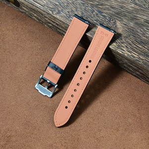 Bracelet de montre en <span class=keywords><strong>cuir</strong></span> véritable en promotion pour Omega et <span class=keywords><strong>Tissot</strong></span> – Remplacement 20 mm 22 mm, étanche, à libération rapide, en <span class=keywords><strong>cuir</strong></span> souple - Product Image 3