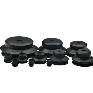 Factory Supply Bellows Suction Cup Pjg Series Rubber Vacuum Pad For Vacuum Lifter