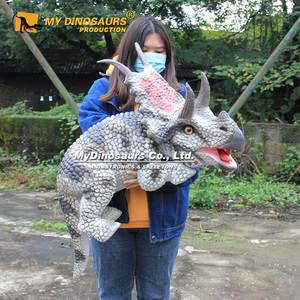 Khủng Long Của Tôi HP020 Quà Tặng Giáng Sinh Khủng Long Cử Động Khủng Long Triceratops Rối Tay - Product Image 1