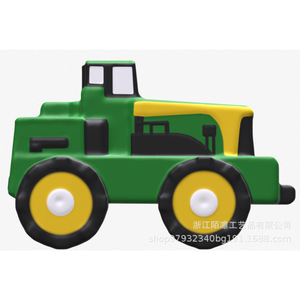 Cartoon Tractor Stress Relief Toy Plastic Slow <b>Rebound</b> Table Decoration Accessory - Product Image 2